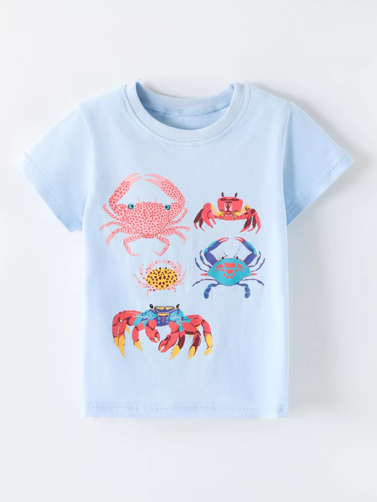 Children's Crab Round Neck T-Shirt - Lilixa.store