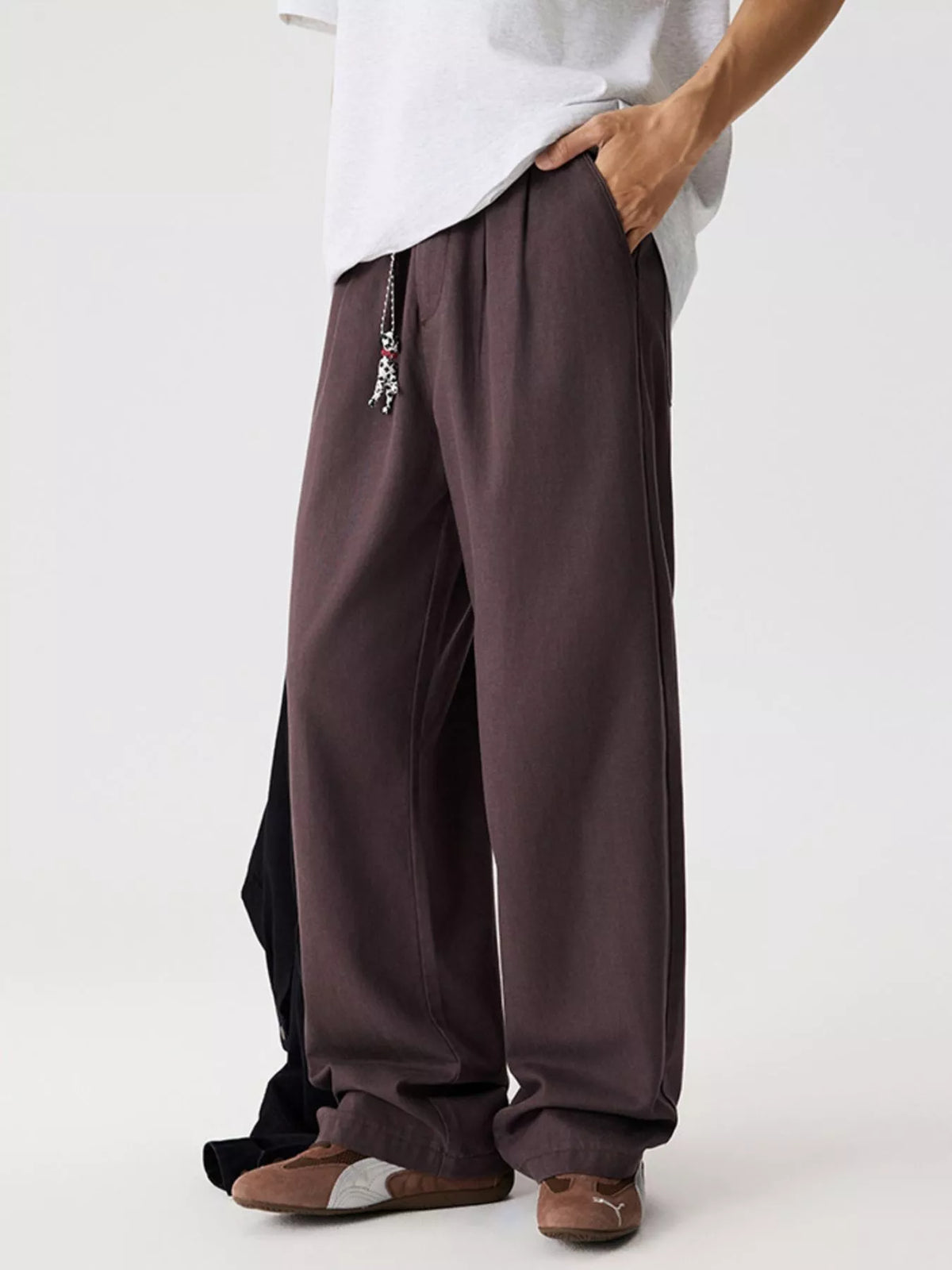 Men's Relaxed Fit Pants with Pockets, view 5