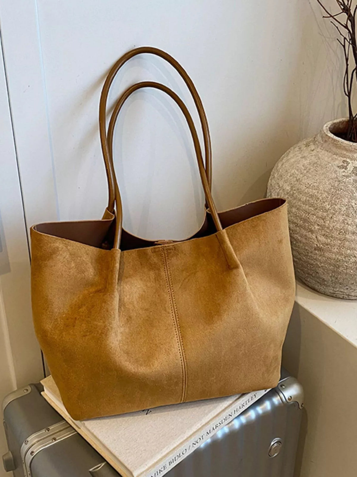 Solid Color Tote Bag