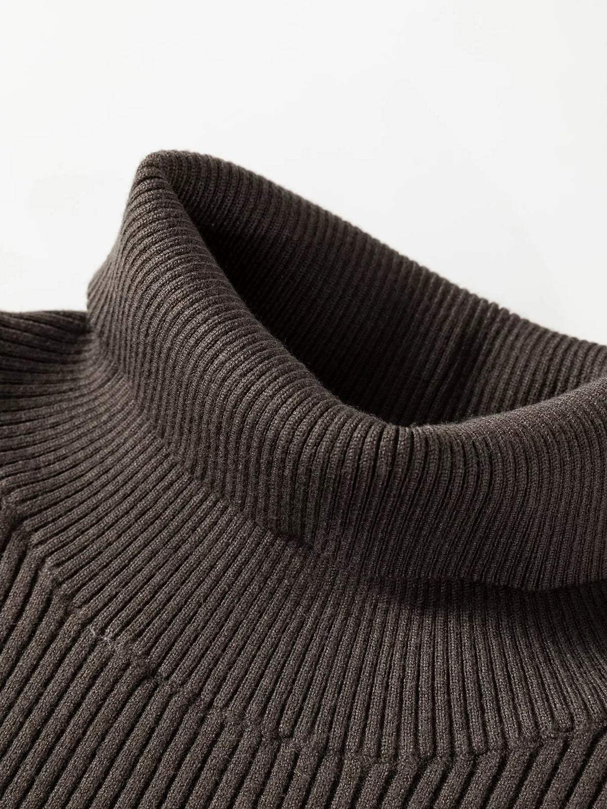 Ribbed Knit High Neck Sleeveless Waist Slim Fit Sweater Vest