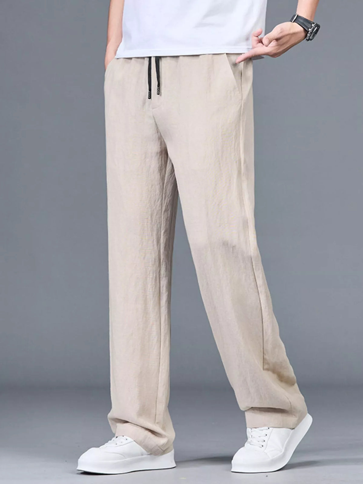 Men's Plus Size Lightweight Casual Pants, view 6