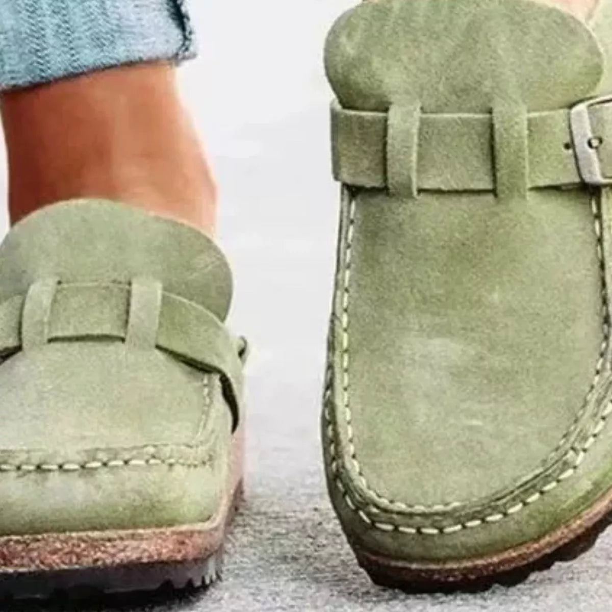Round Toe Slip-Ons