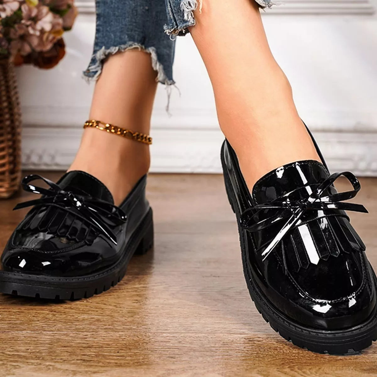 Round Toe Slip-Ons, view 10