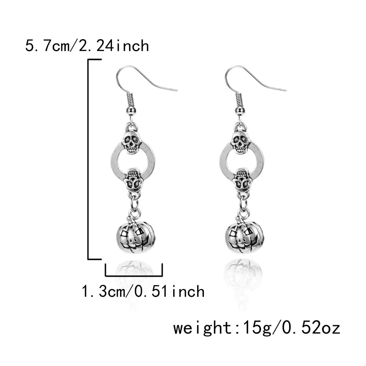 Halloween Pumpkin Dangle Earrings - Lilixa.store