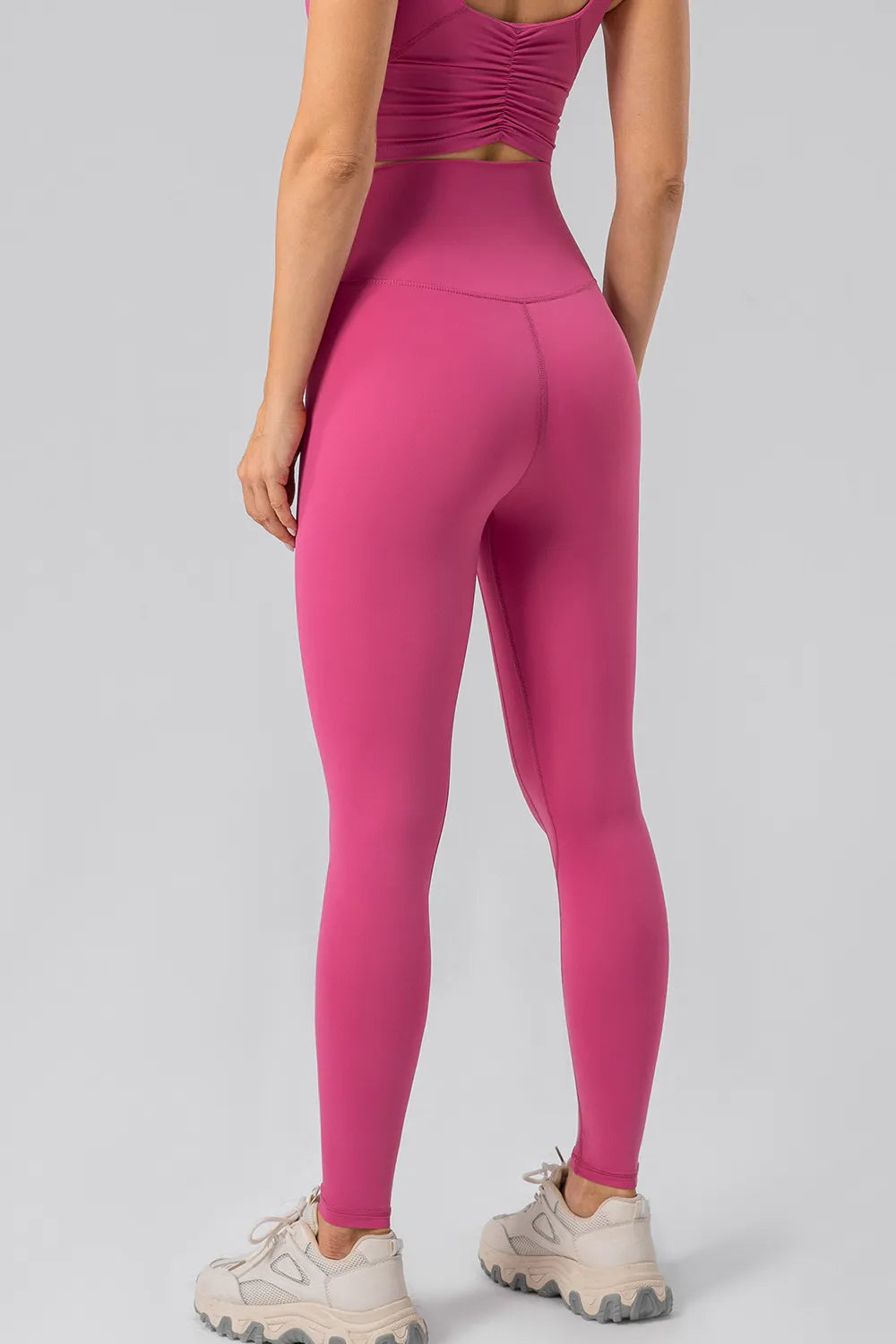 High Waist Wide Waistband Active Leggings - Lilixa.store