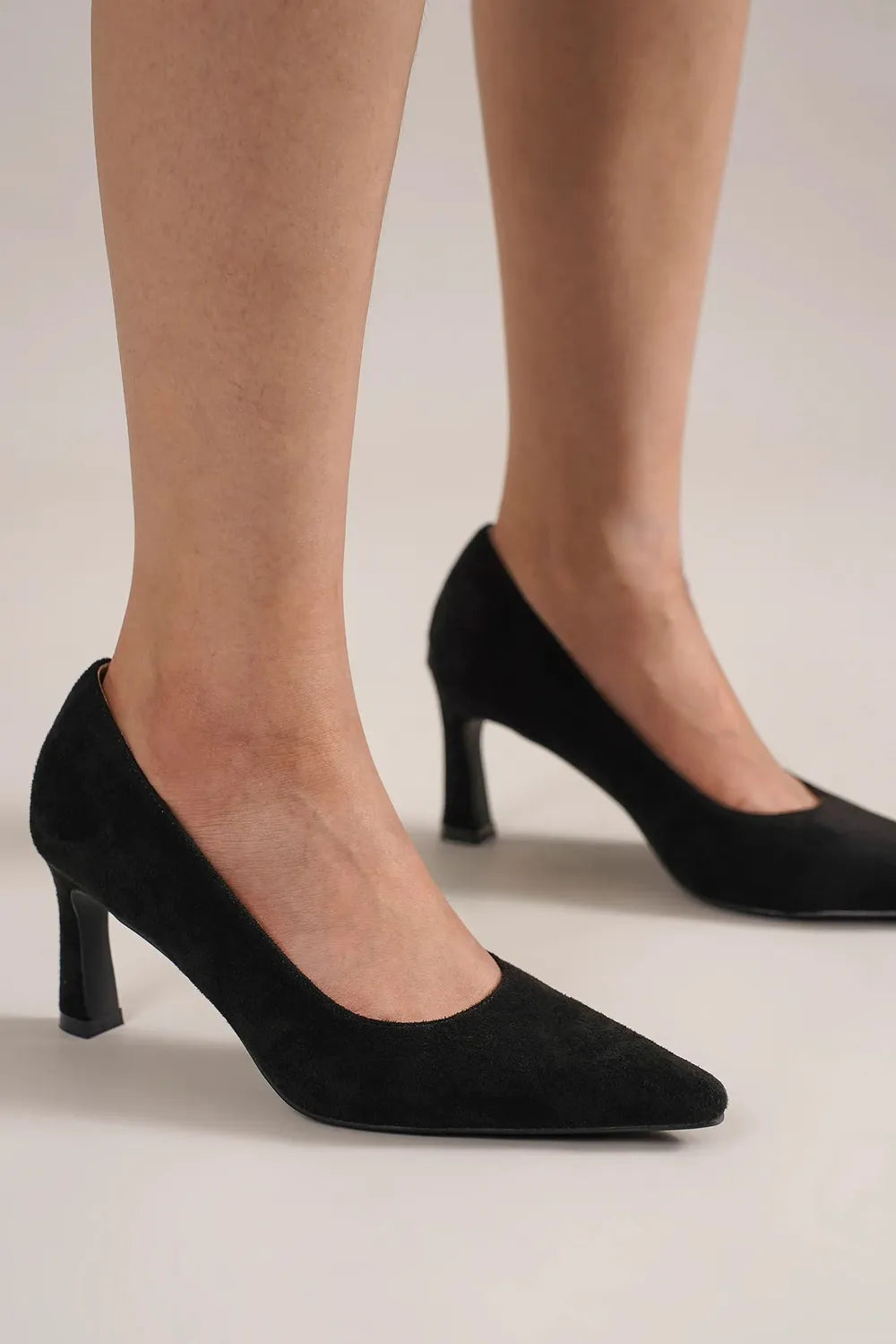 Beast Fashion Faux Suede Point Toe Pumps - Lilixa.store