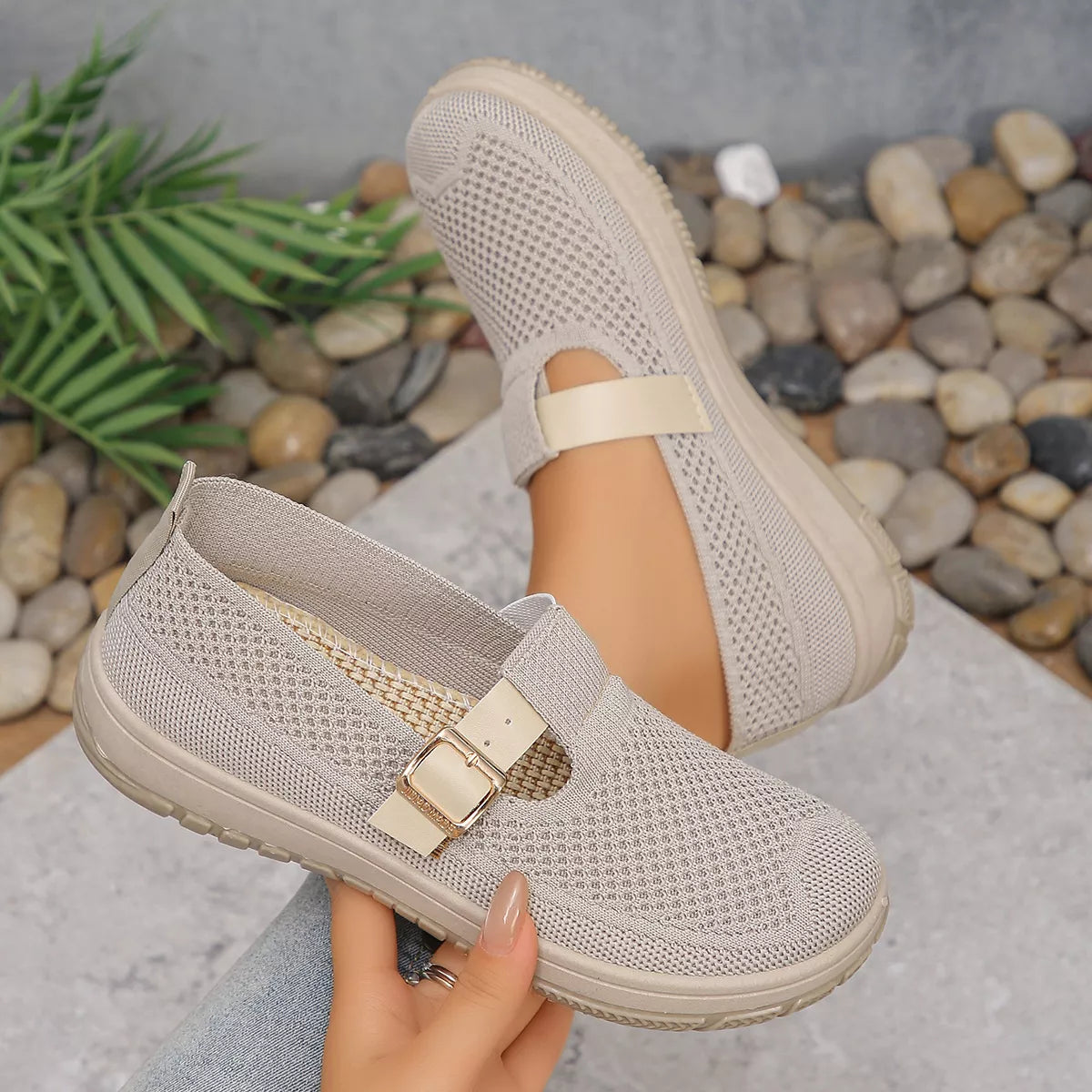 Round Toe Platform Slip-Ons, view 9