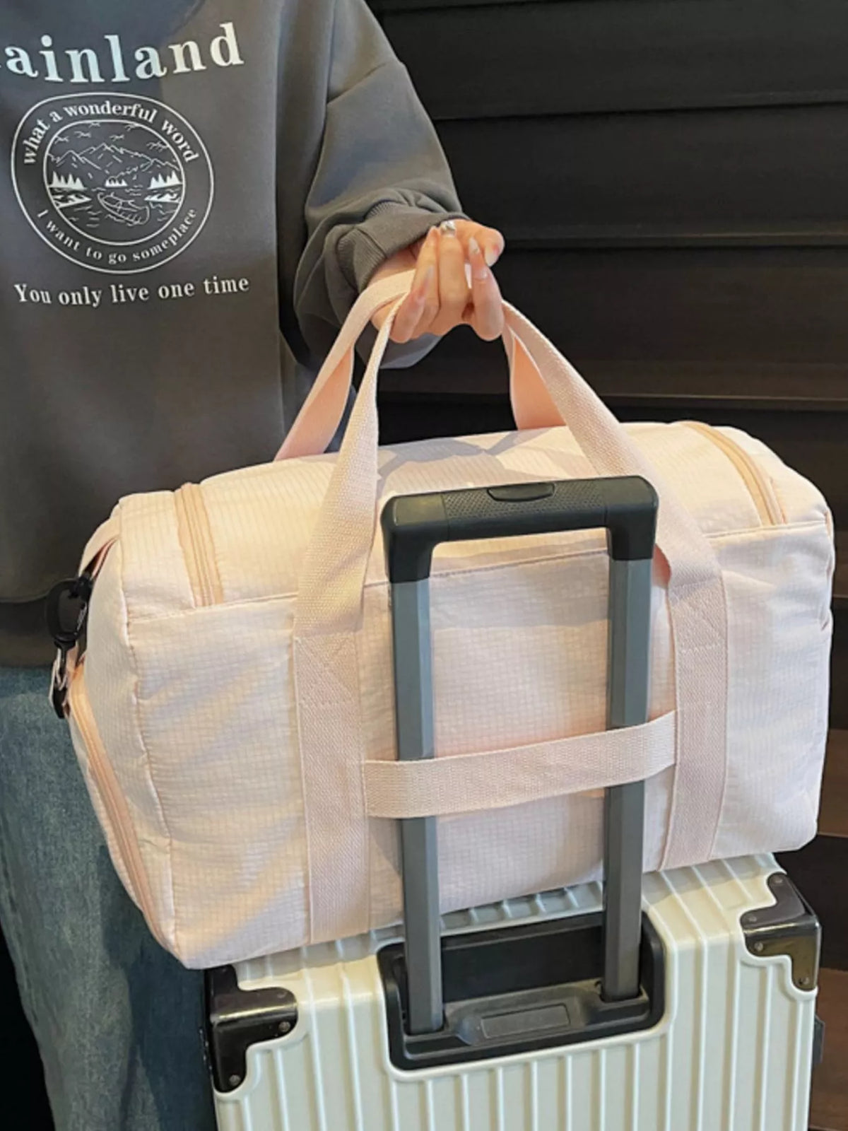 Drawstring Multi Pockets Travel Bag - Lilixa.store
