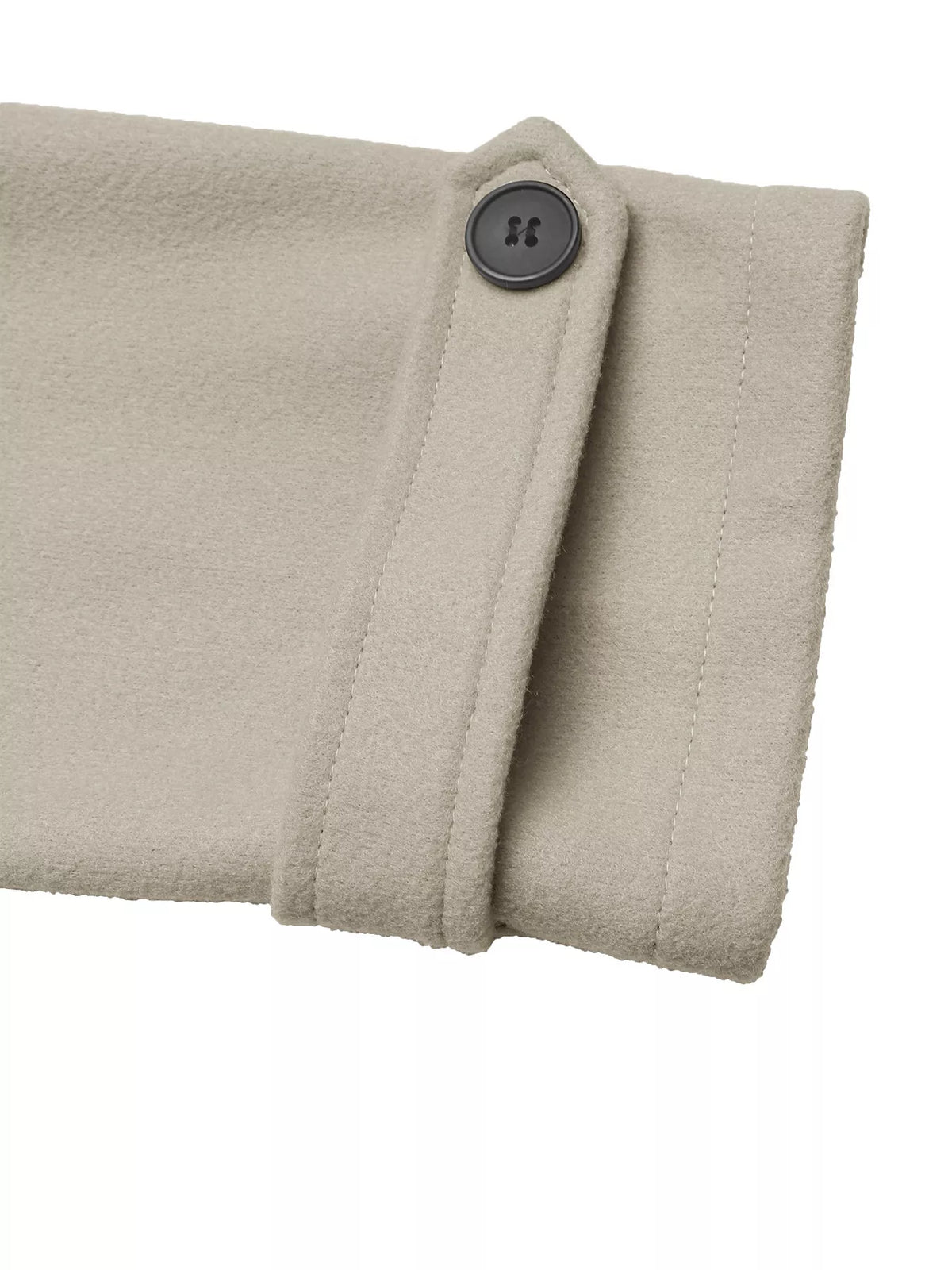 Double-Breasted Wool Blend Outerwear in Gray, view 7