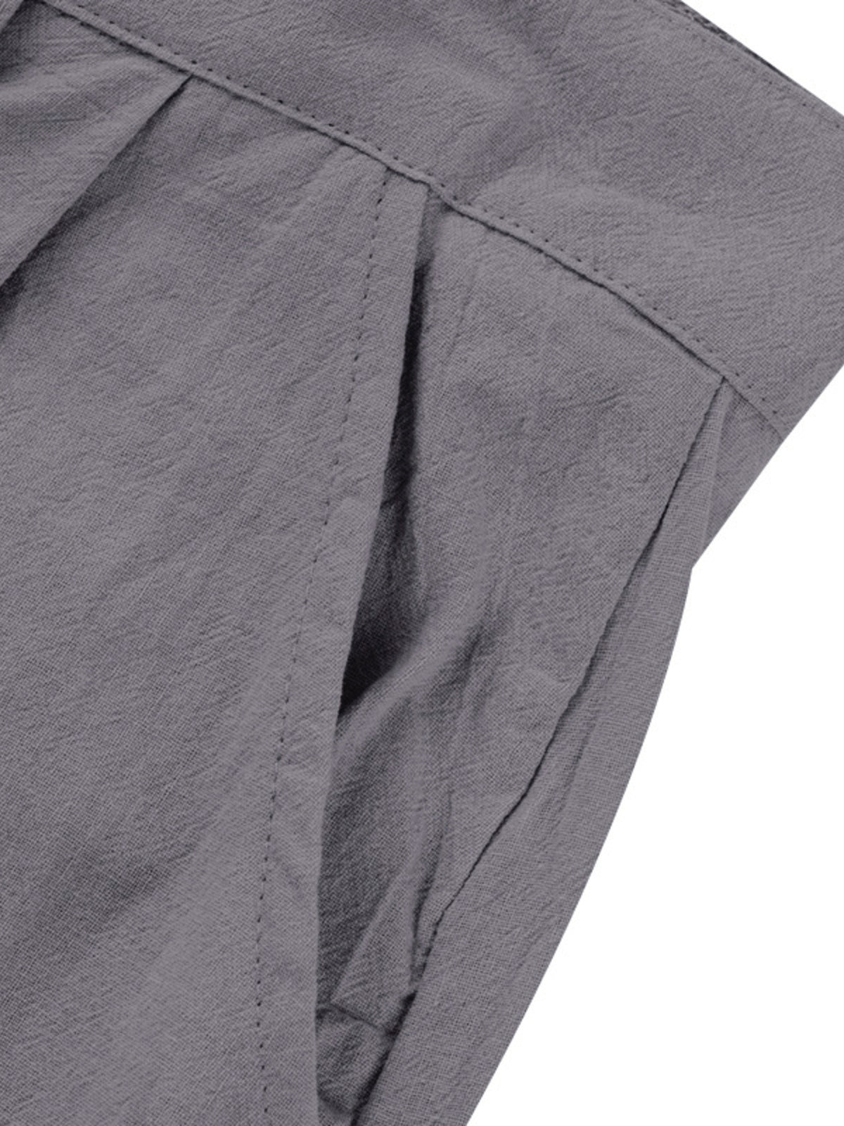 Men's Full Size Relaxed Fit Pleated Pants Plus Size, view 9