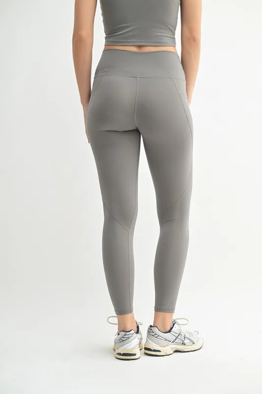 MONO B Venice Cloud Light Sculpt High-Waisted Leggings, view 3