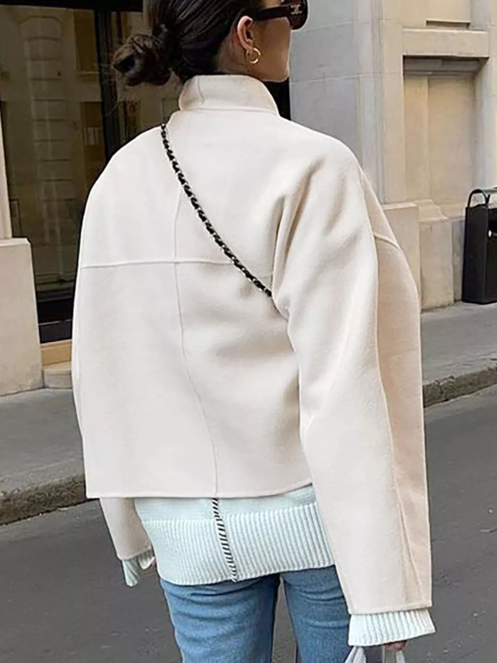 Open Front Dropped Shoulder Outerwear - Lilixa.store