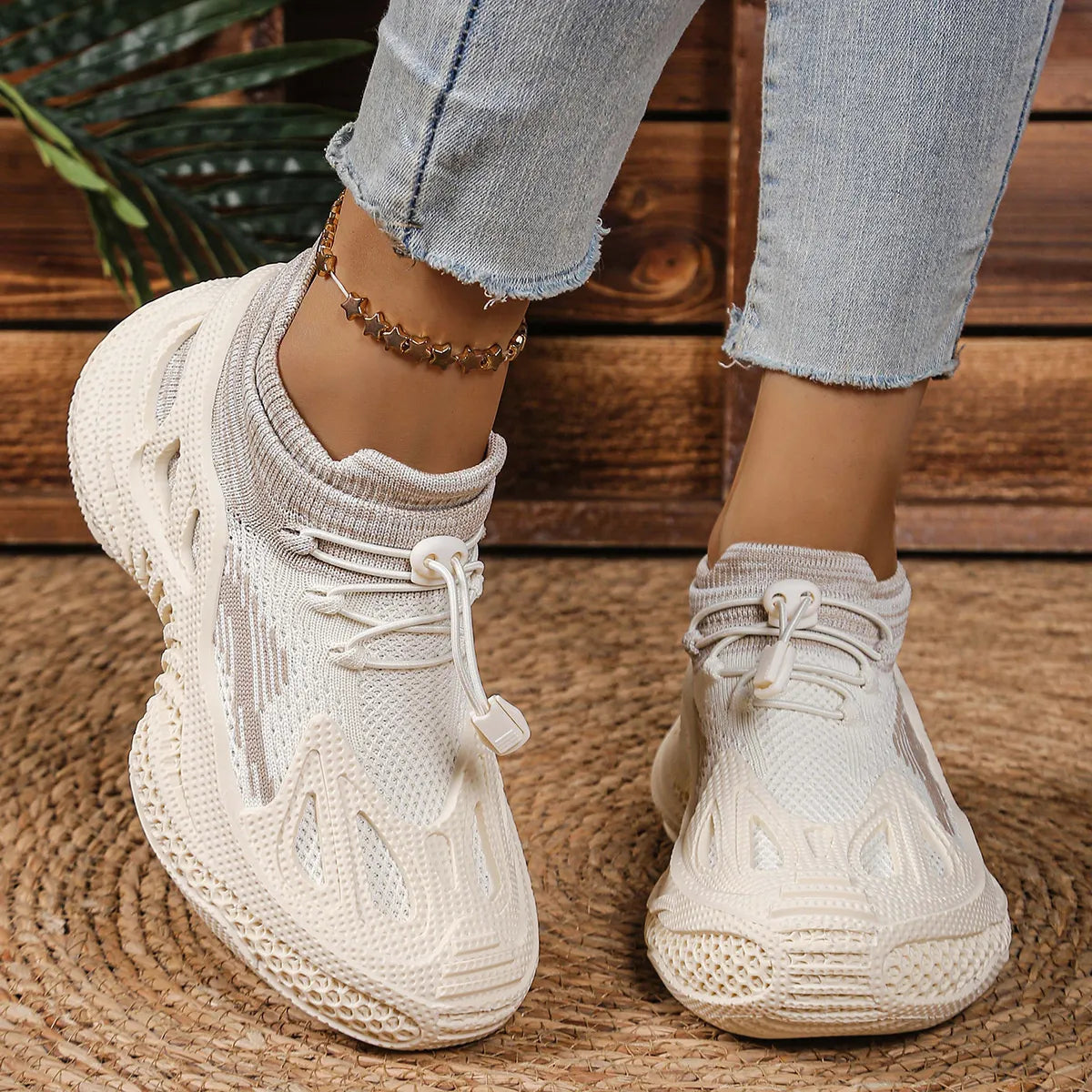 Lace Up Mesh Athletic - Lilixa.store