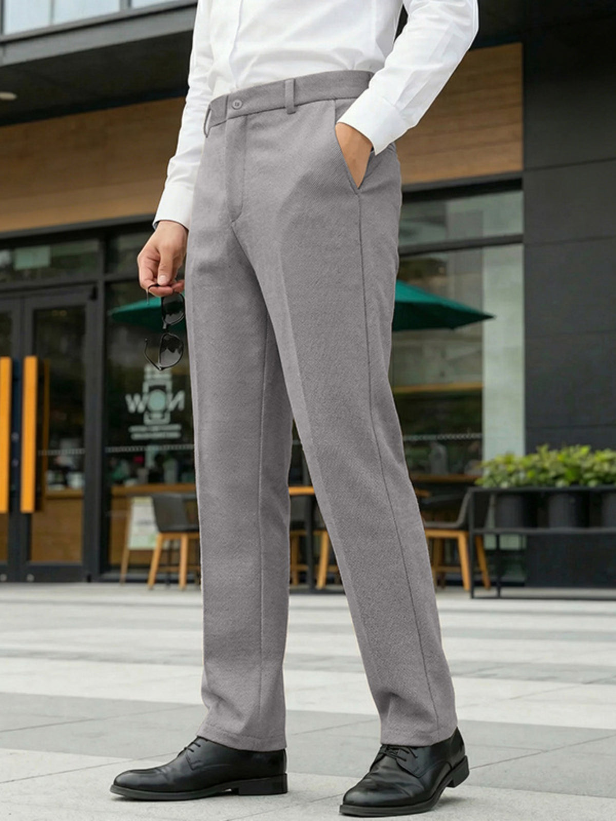 Men's Full Size Classic Fit Dress Pants Plus Size, view 2