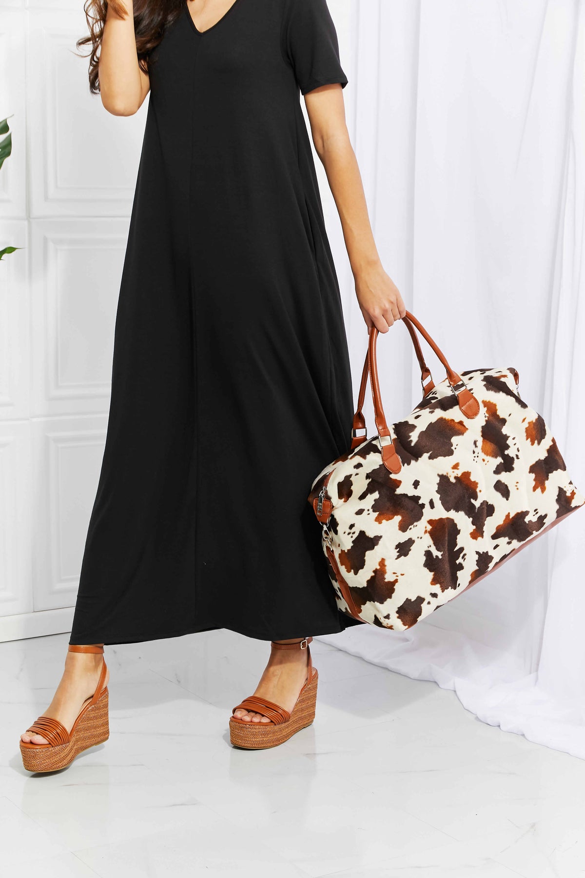 Animal Print Plush Weekender Bag - Lilixa.store