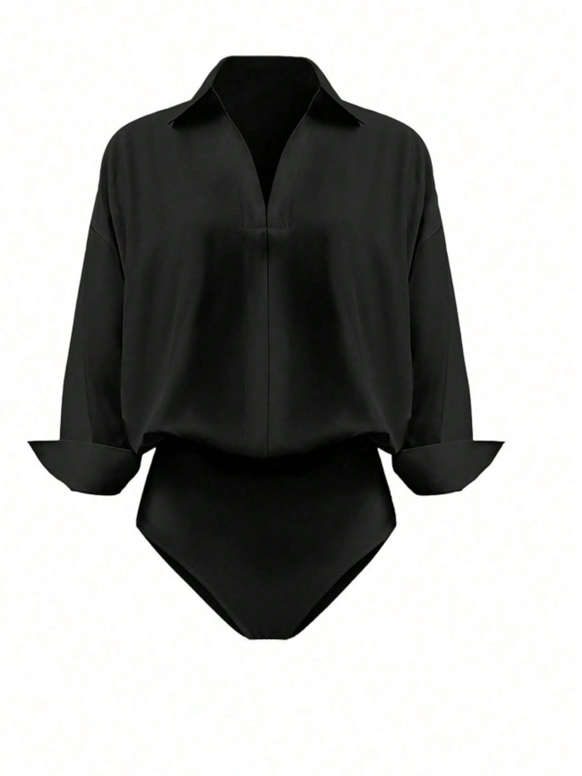 Button-Down Long Sleeve Bodysuit - Lilixa.store