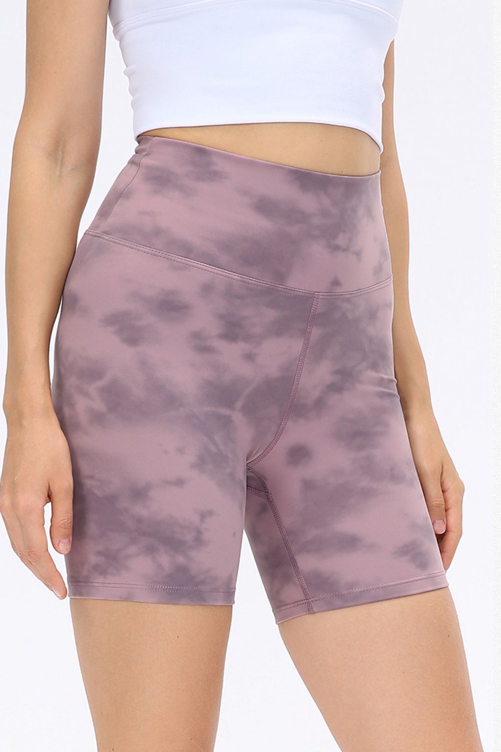 Wide Waistband Sports Shorts - Lilixa.store