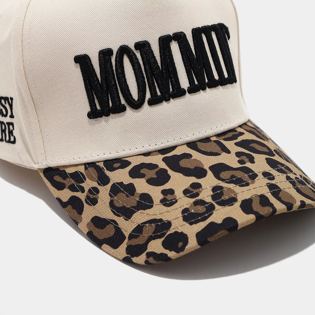 Leopard Embroidered Slogan Baseball Cap - Lilixa.store