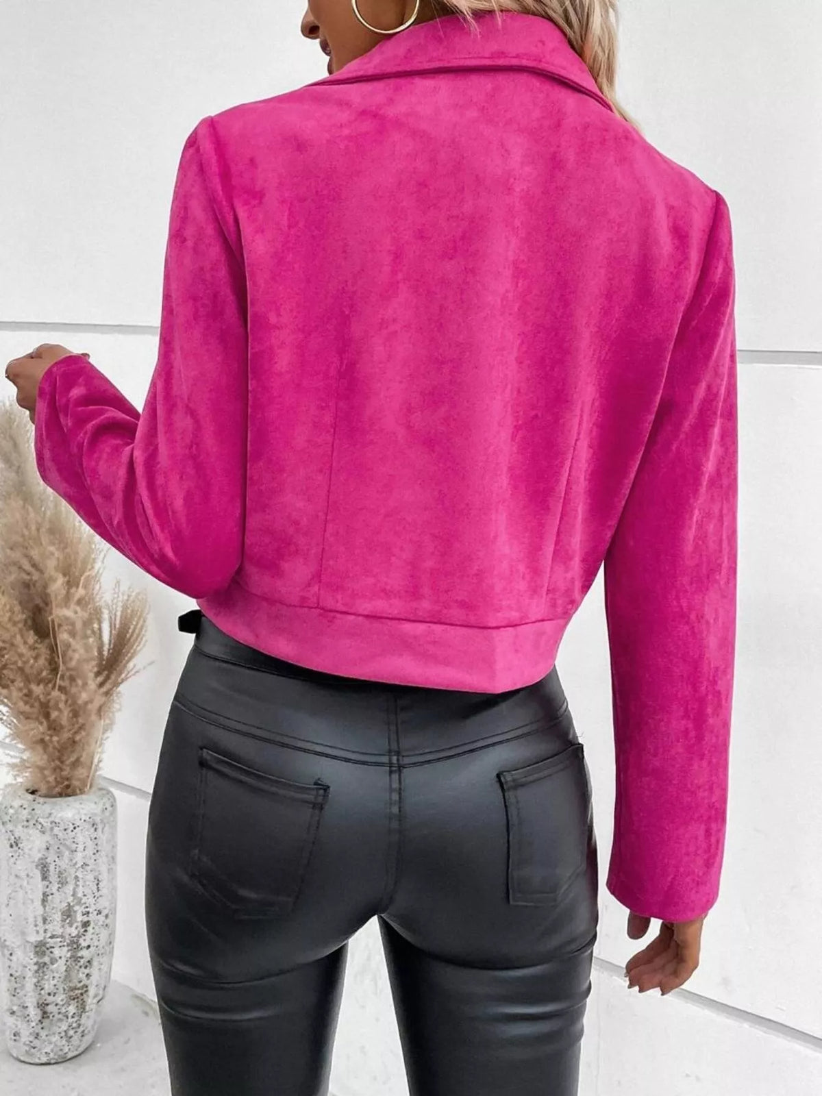 Zip Up Cropped Jacket, view 10