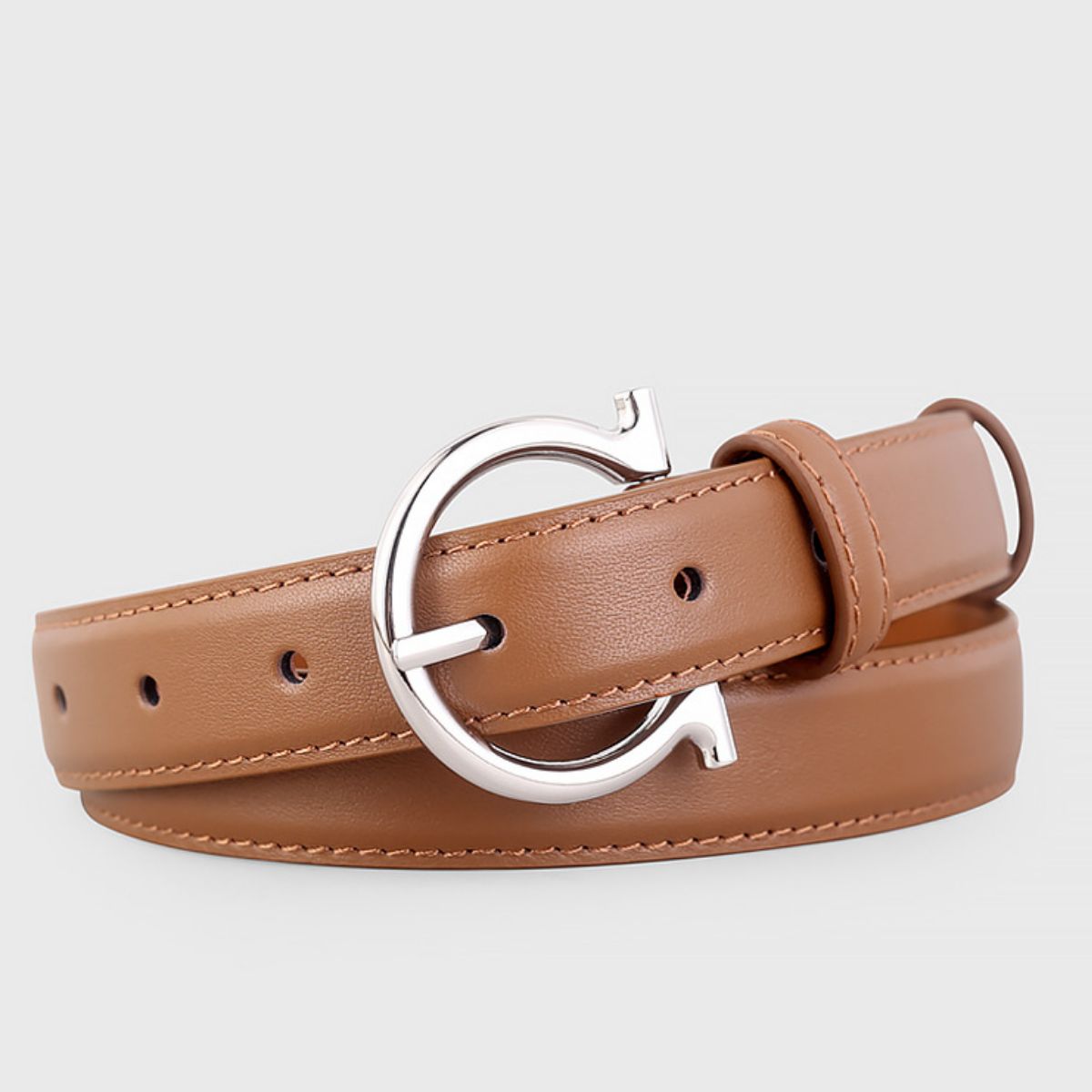 Buckle Leather Belt - Lilixa.store
