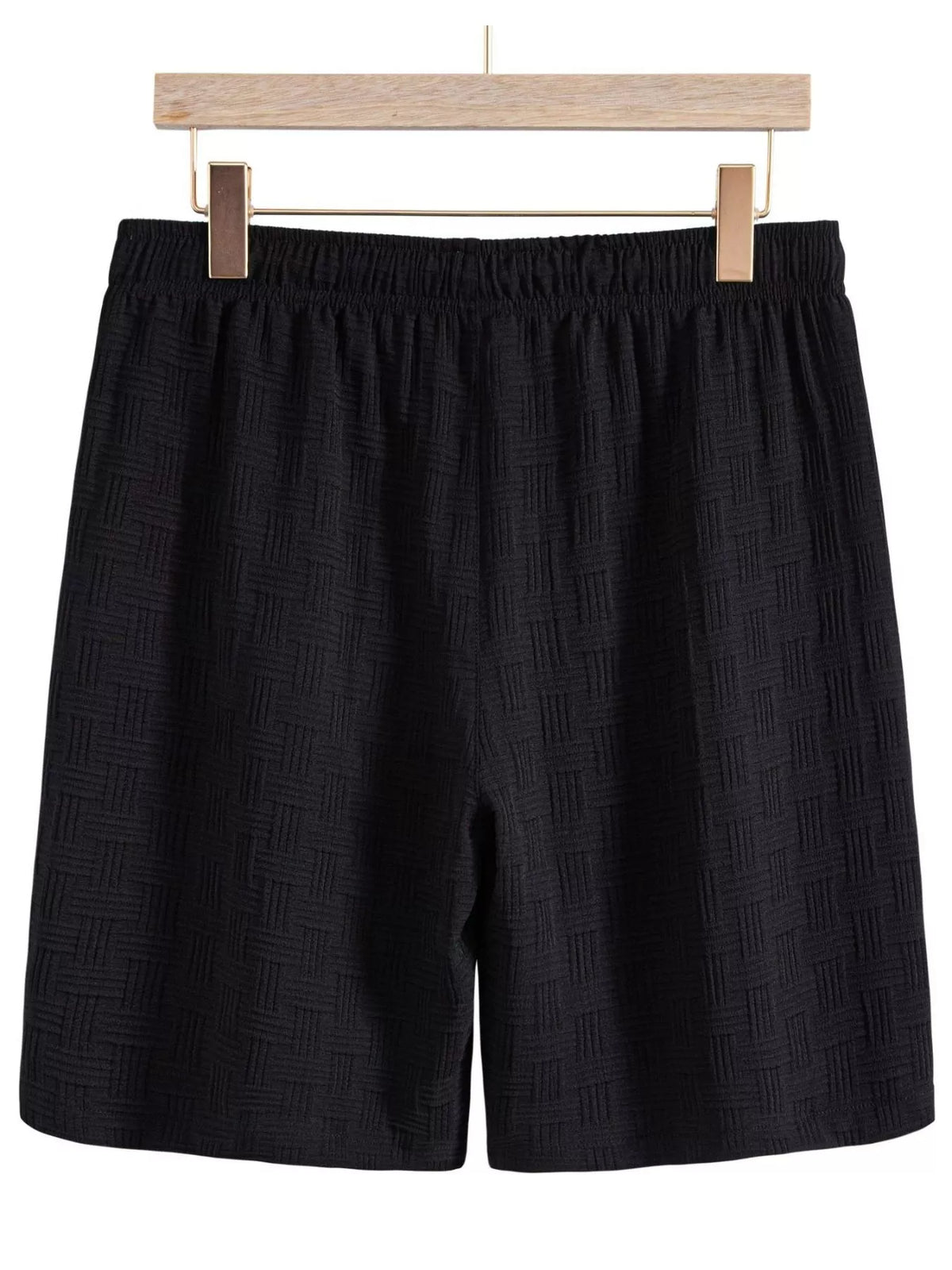 Men's Textured Drawstring Shorts - Lilixa.store