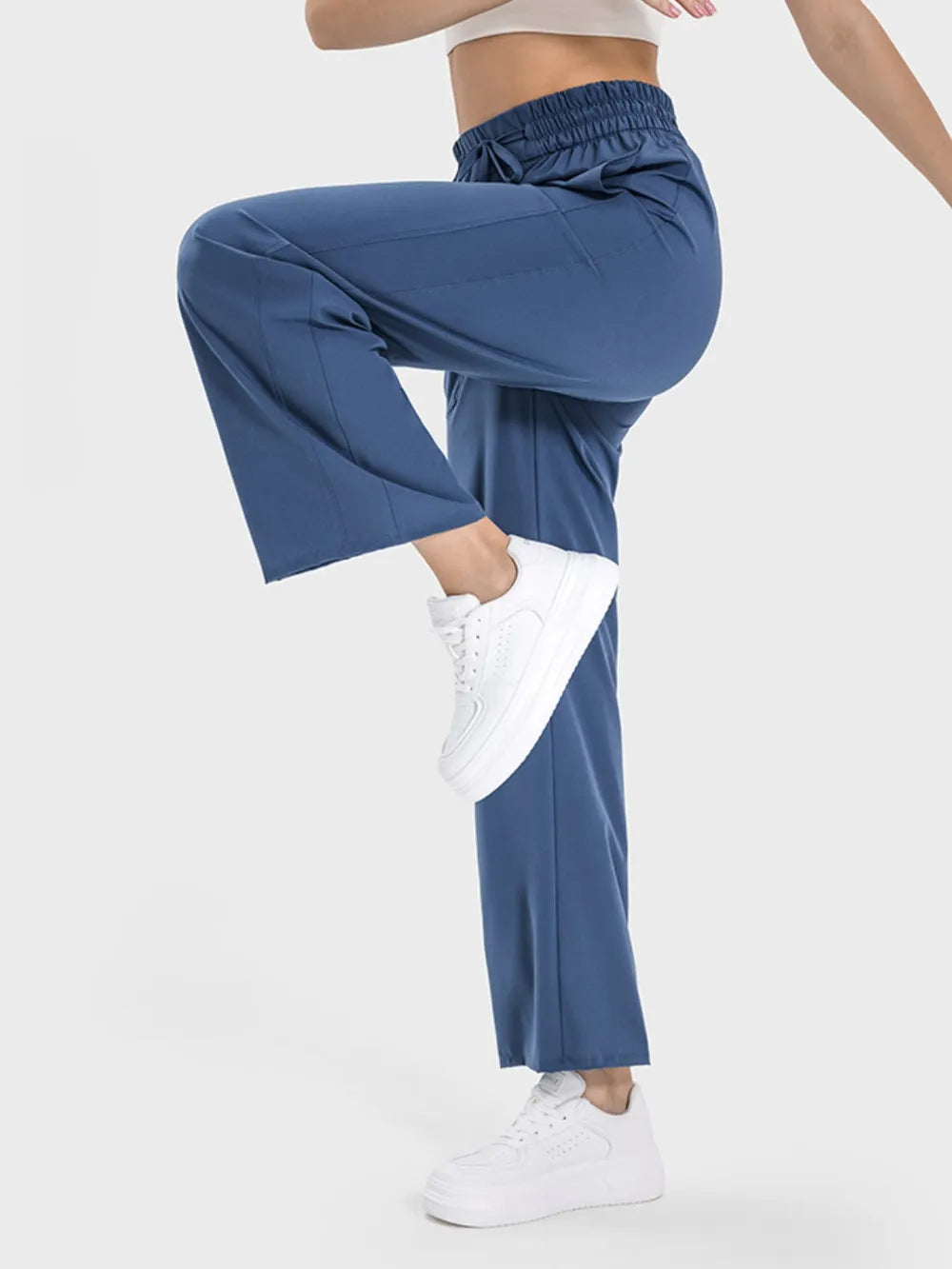 Millennia Drawstring Pocketed Active Pants - Lilixa.store