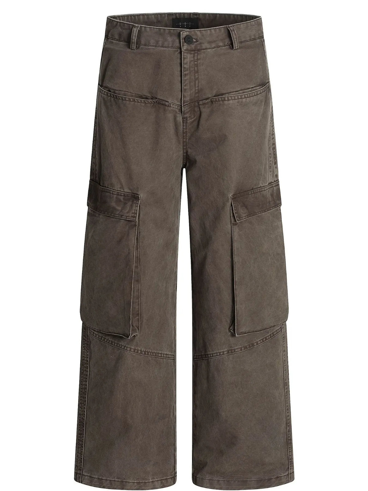 Men's Relaxed Fit Cargo Pants in Cocoa Color
