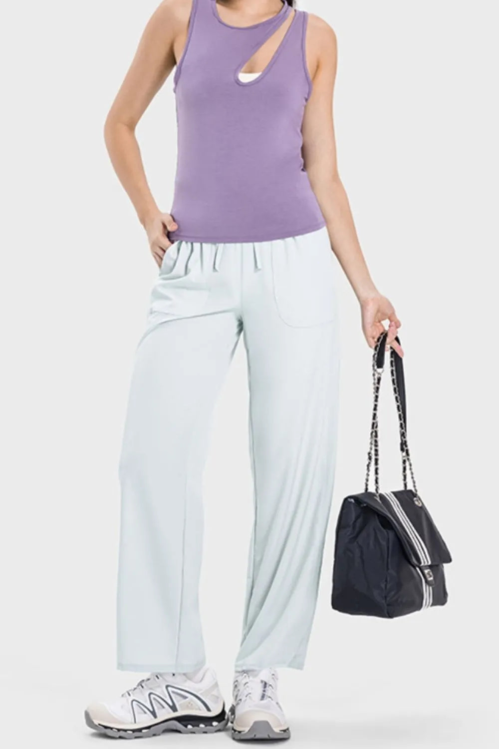 Millennia Drawstring Pocketed Active Pants - Lilixa.store