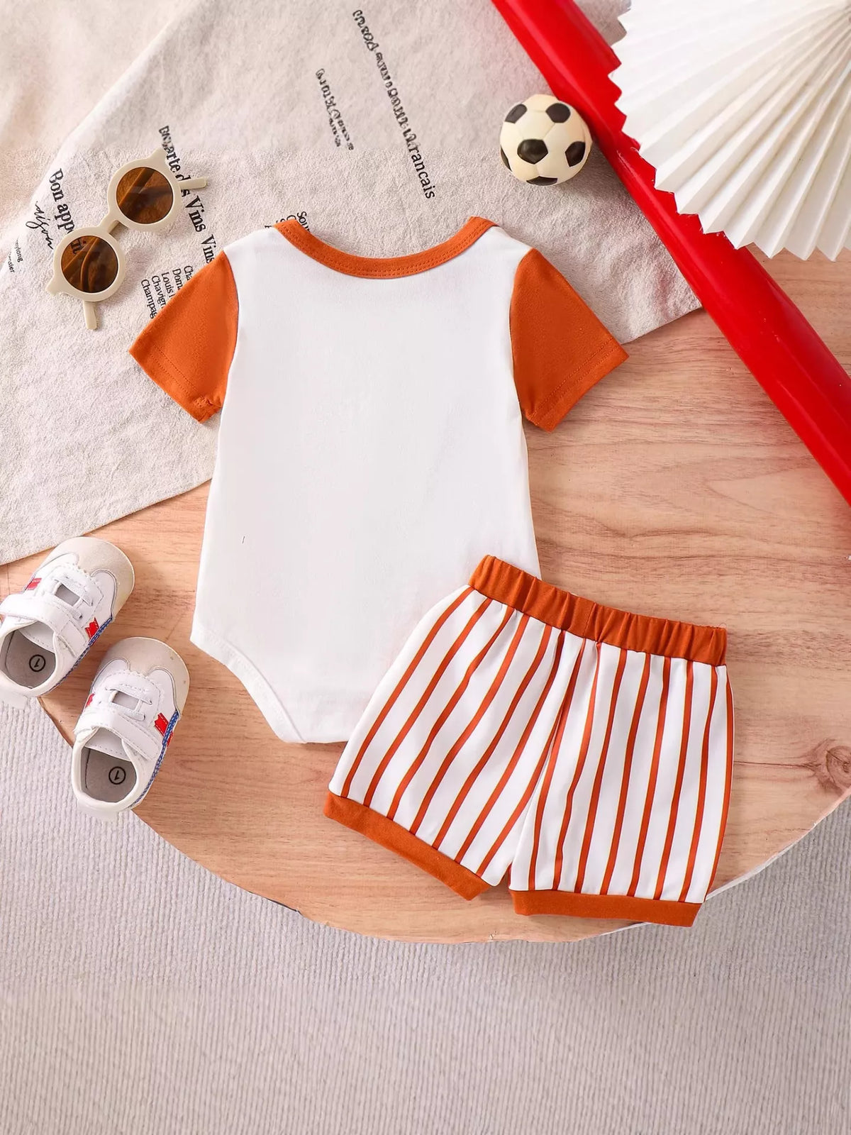 Children's My First Baseball Season Bodysuit and Shorts Set - Lilixa.store