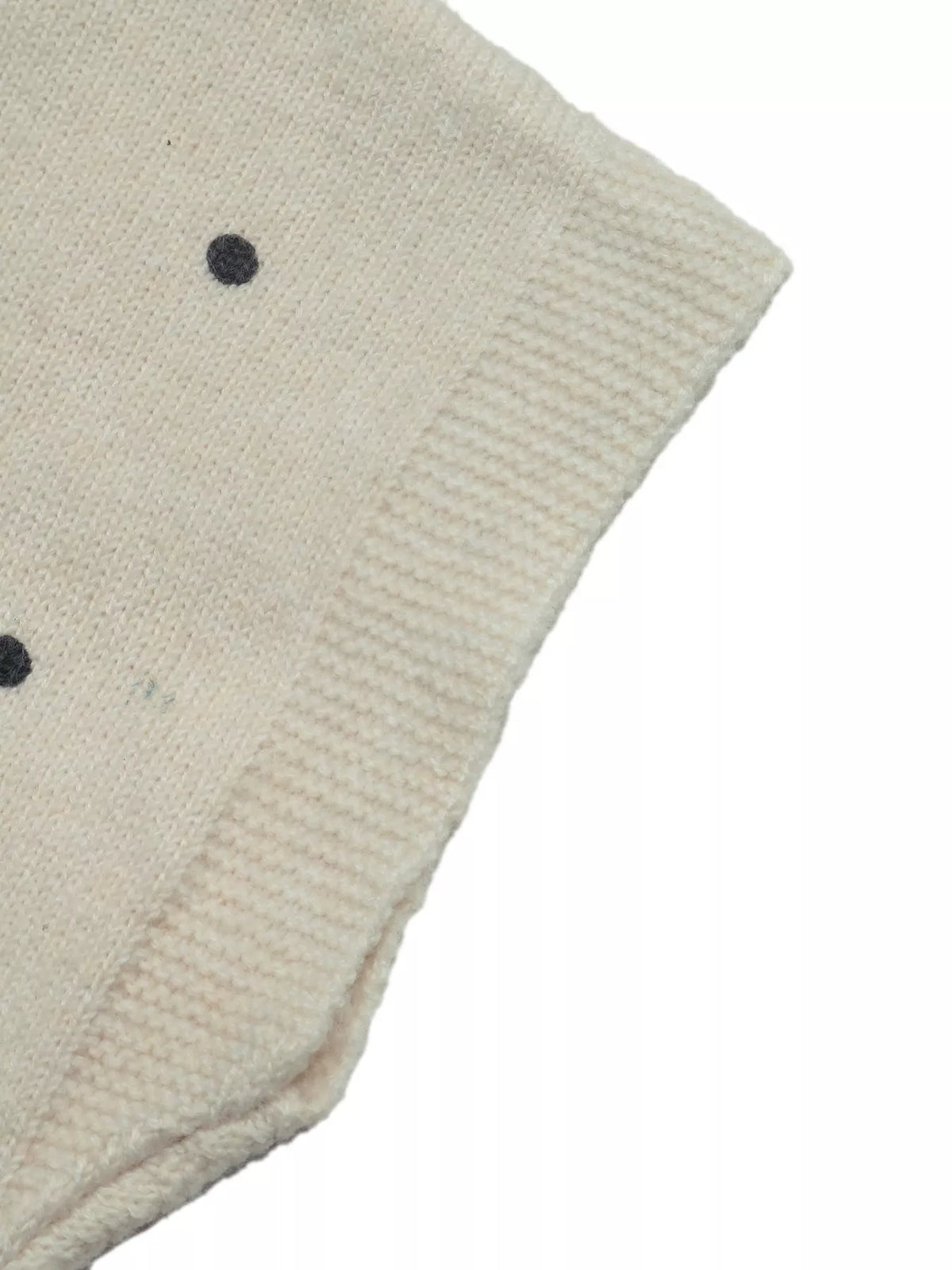 Polka Dot Short Sleeve Knit Sweater in Apricot, view 12