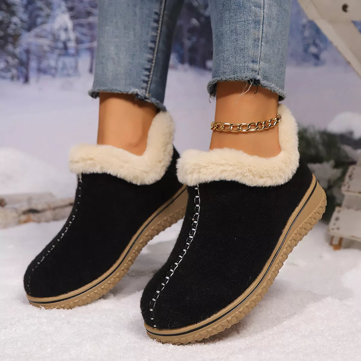 Round Toe Ankle Boots - Lilixa.store