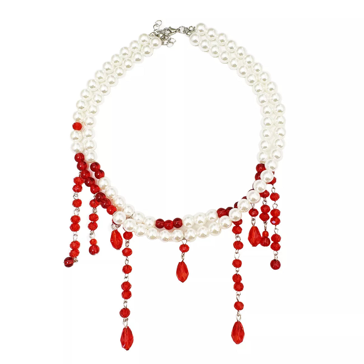 Halloween Pearl Double Layered Choker Necklace - Lilixa.store