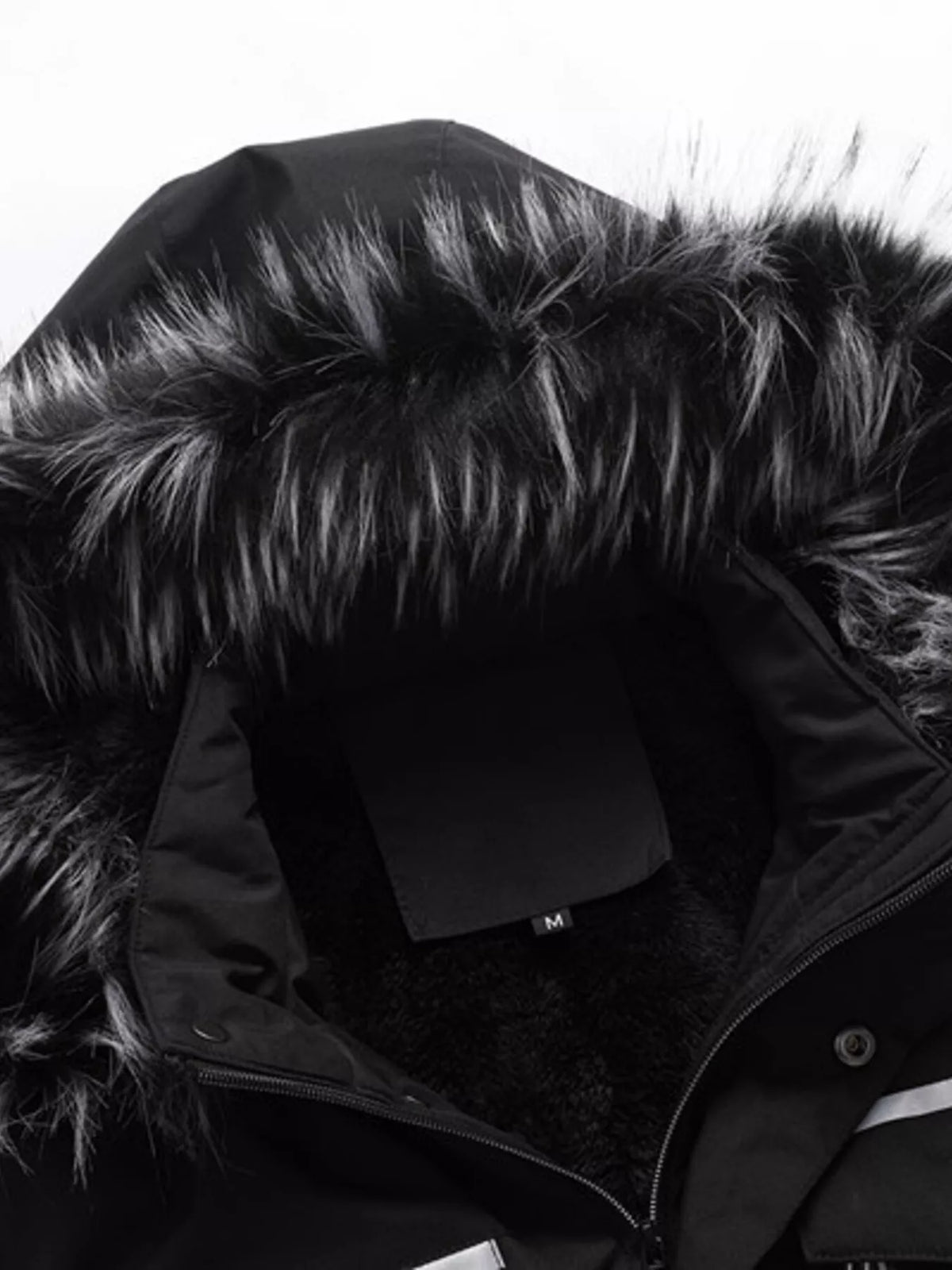 Men's Plus Size Fur Hooded Winter Parka Coat - Lilixa.store
