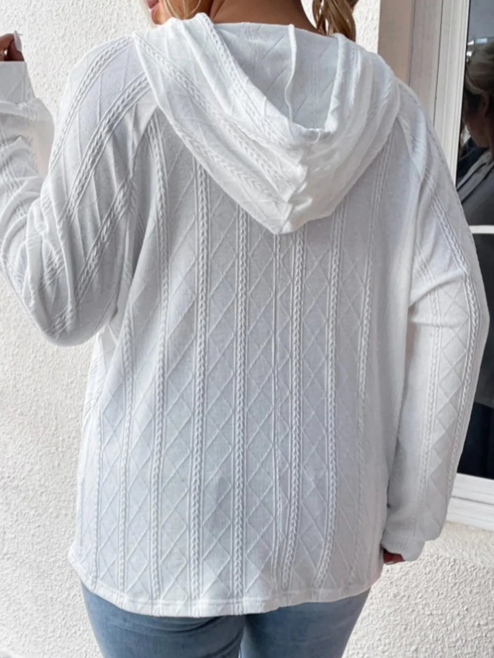 Full Size Drawstring Long Sleeve Hoodie - Lilixa.store