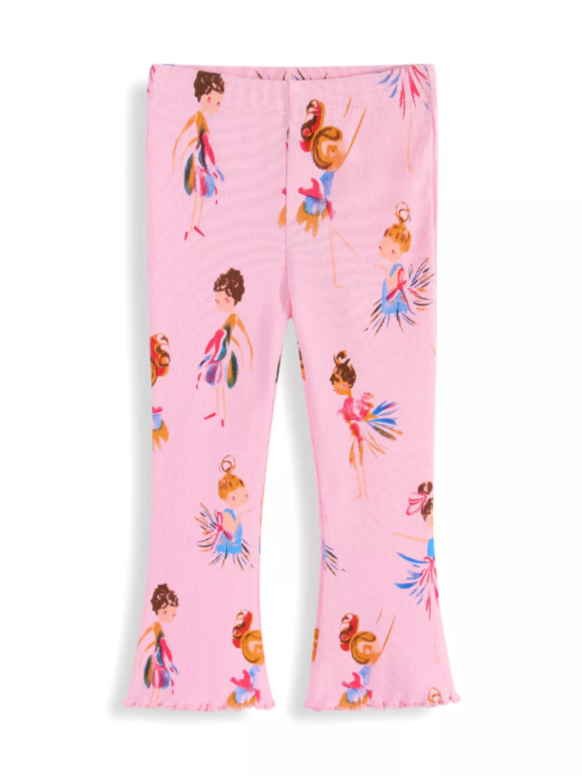 Children's Fairy Print Flared Leggings - Lilixa.store