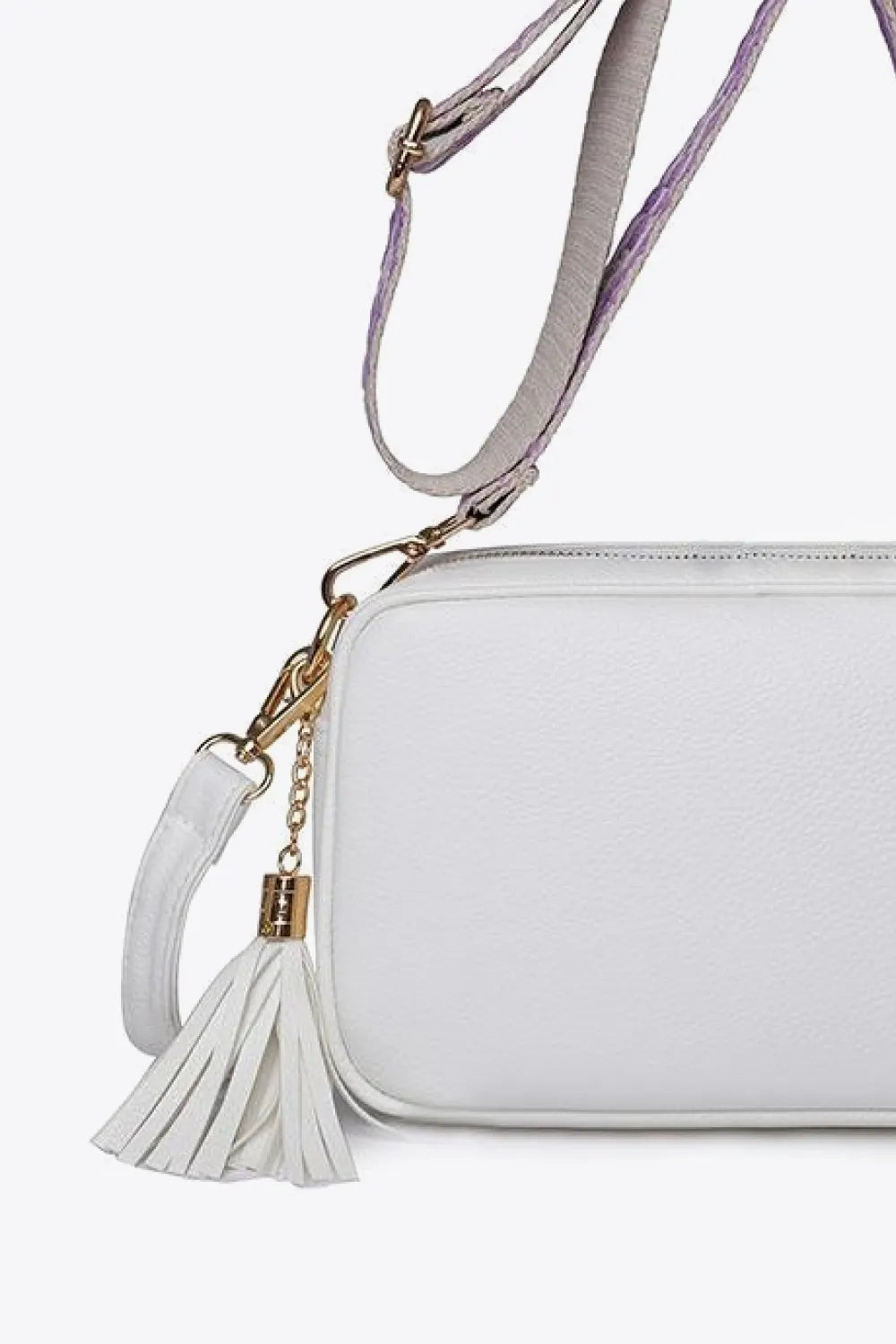 PU Leather Tassel Crossbody Bag - Lilixa.store