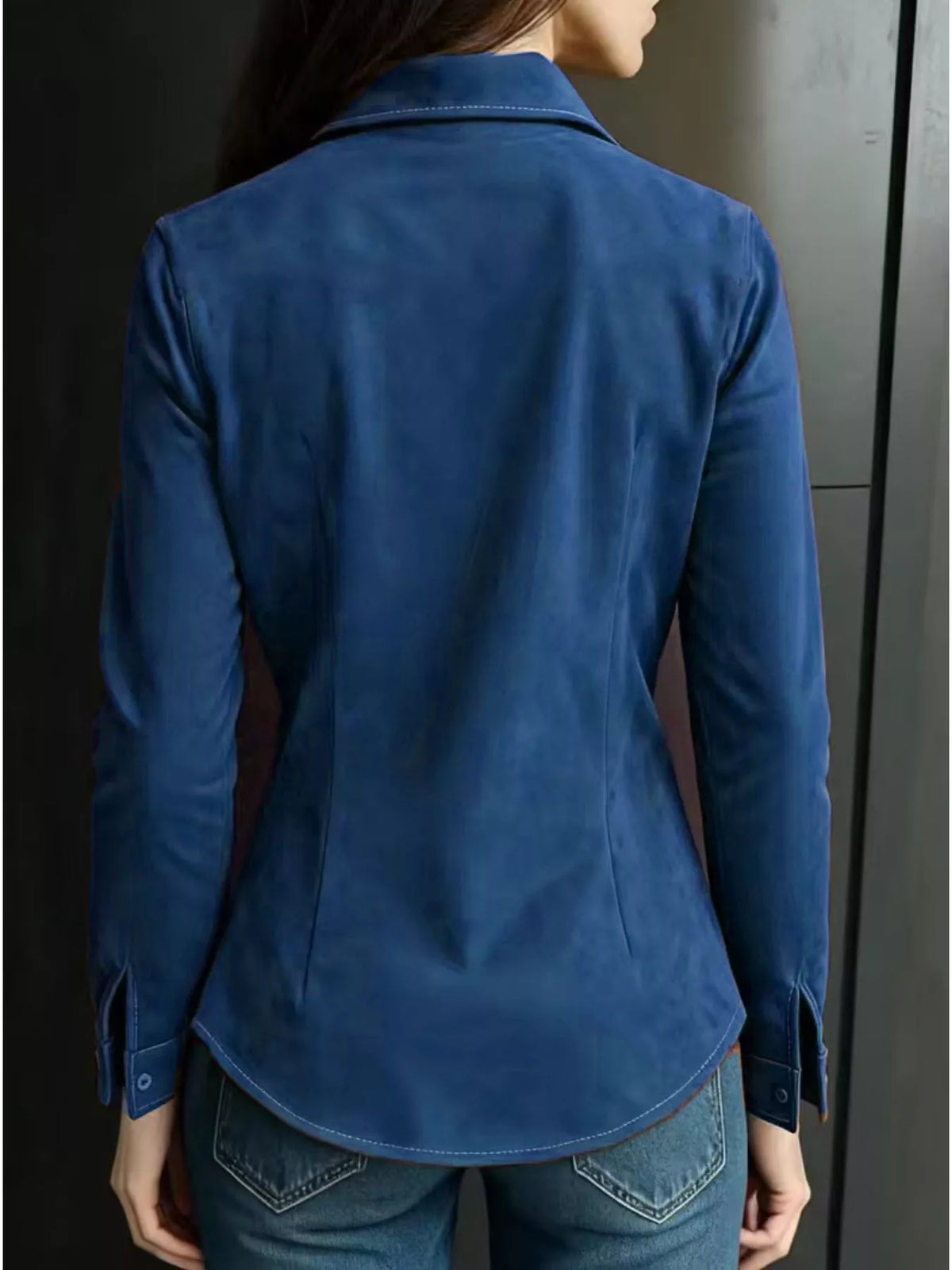Classic Slim-Fit Long Sleeve Shirt, view 2