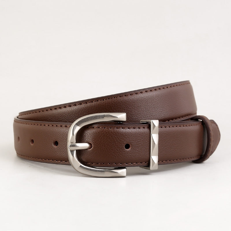 Classic Leather Skinny Belt - Lilixa.store