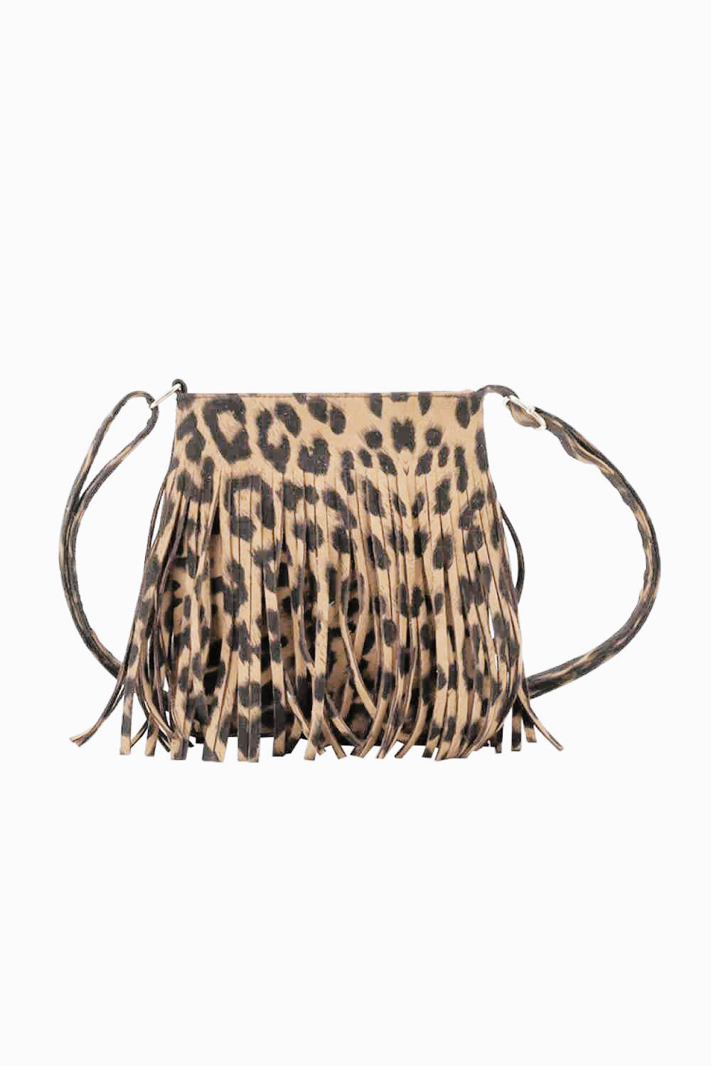 Adored PU Leather Crossbody Bag with Fringe - Lilixa.store