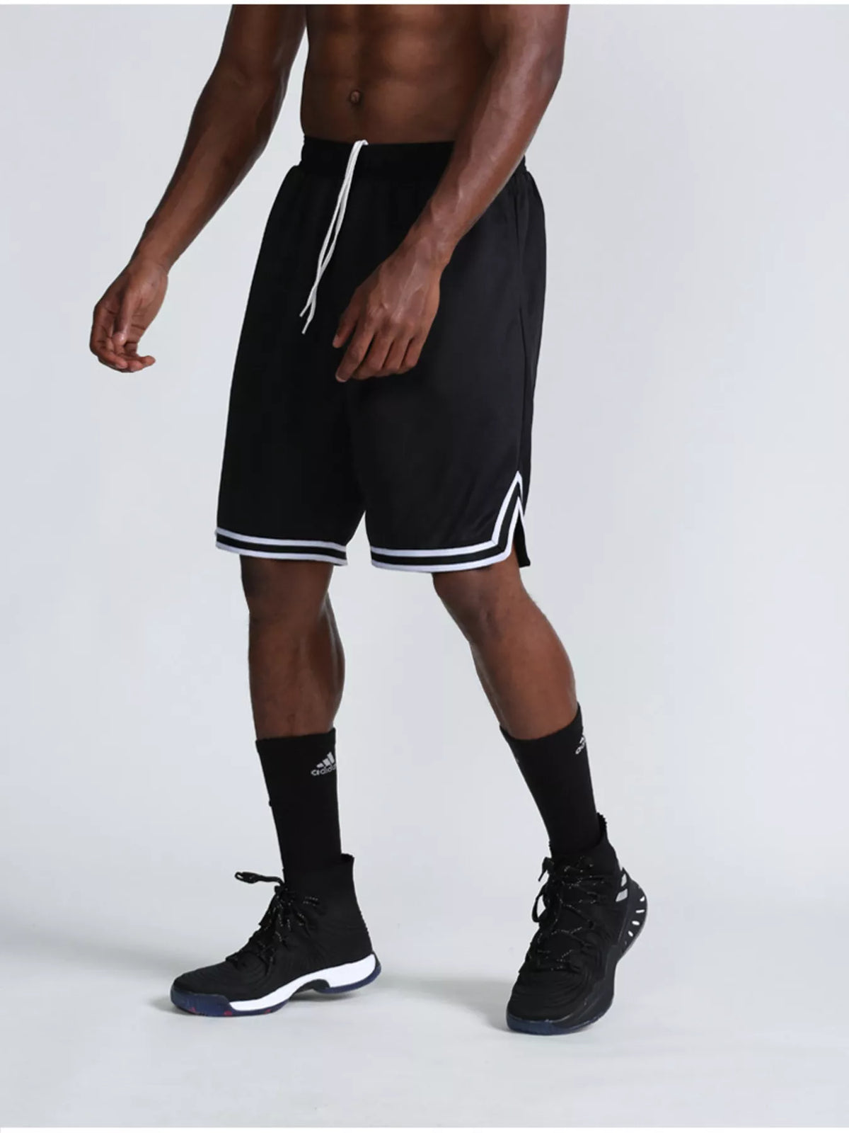 Men's Plus Size Drawstring Breathable Quick-Dry Athletic Active Shorts