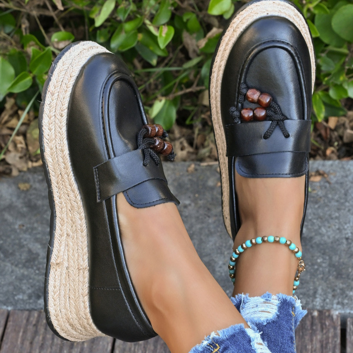 Round Toe Slip-Ons, view 2