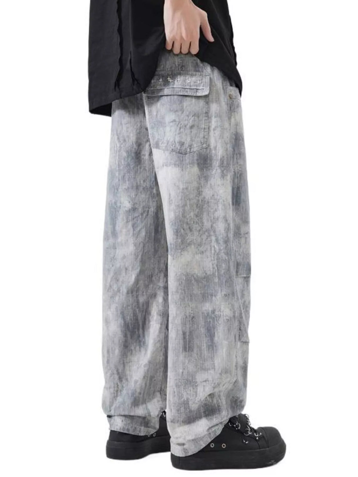 Men's Wide Leg Pants, view 5