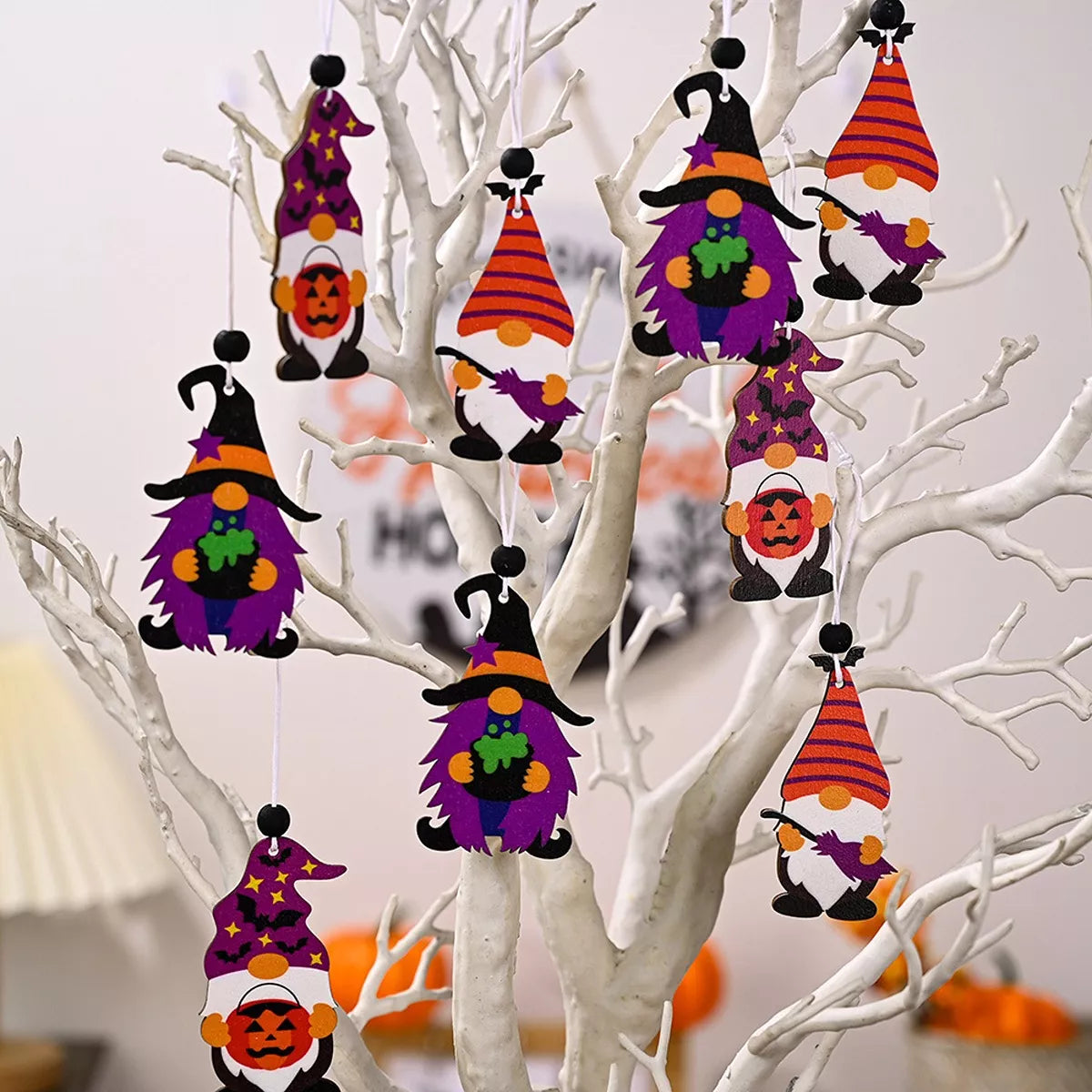 Halloween Gnome Hanging Ornaments Set - Lilixa.store