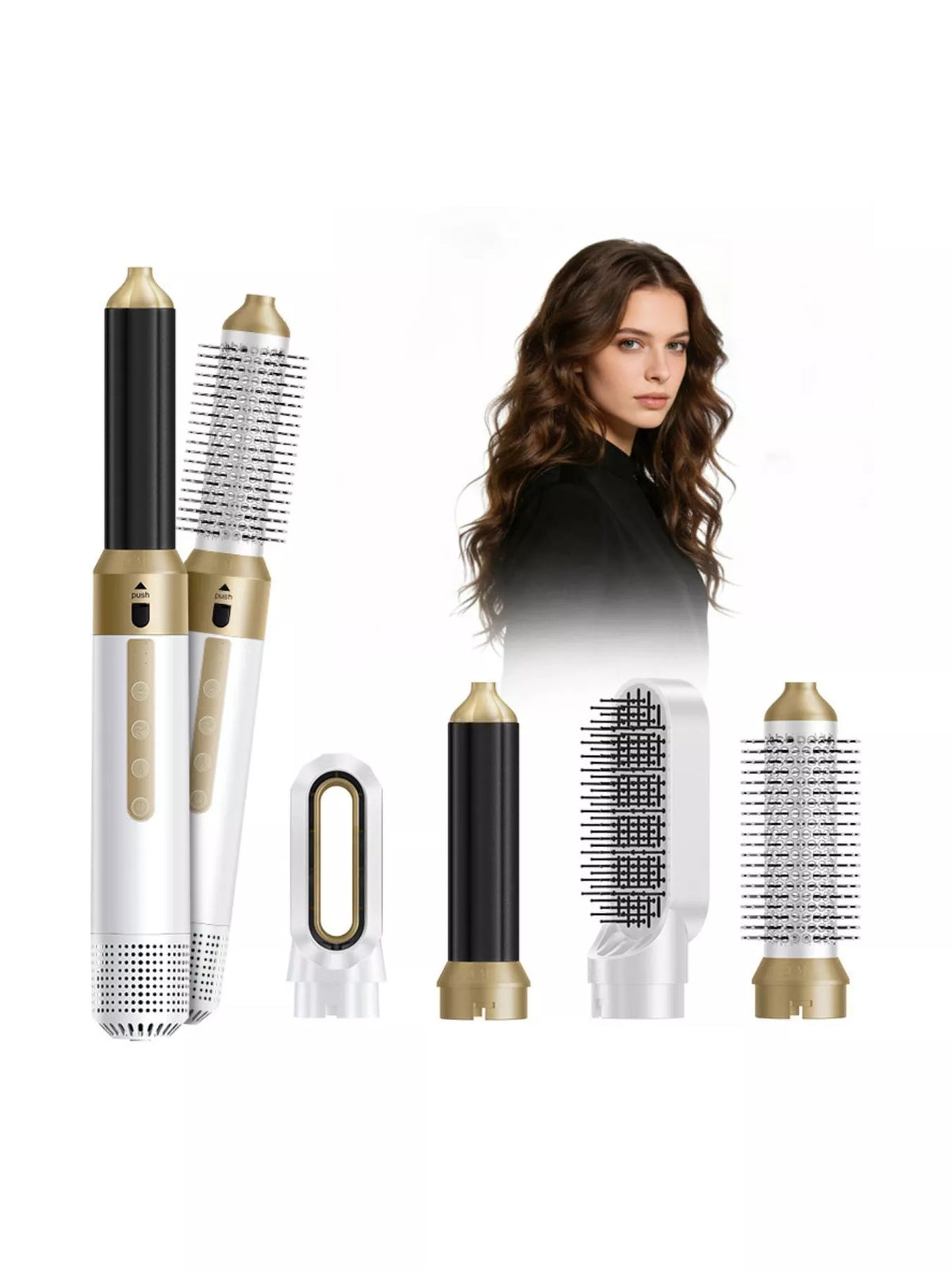 5-in-1 Interchangeable Hot Air Brush - Lilixa.store
