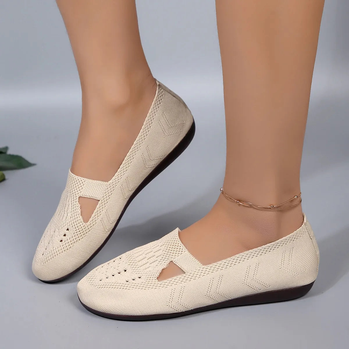 Cutout Mesh Slip Ons, view 5