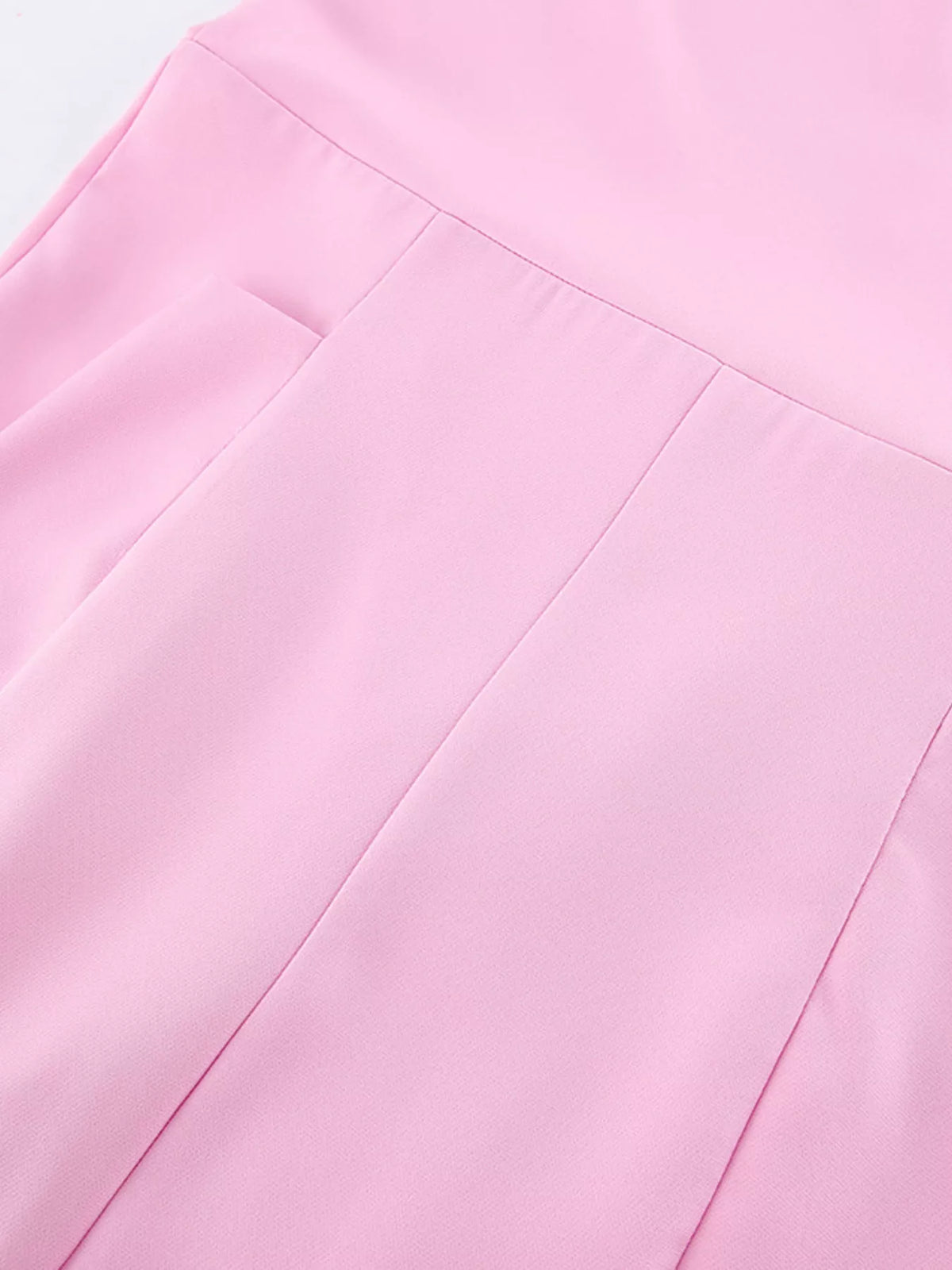 Sleeveless Blazer and Wide-Leg Pants Two-Piece Set in Pink, view 12