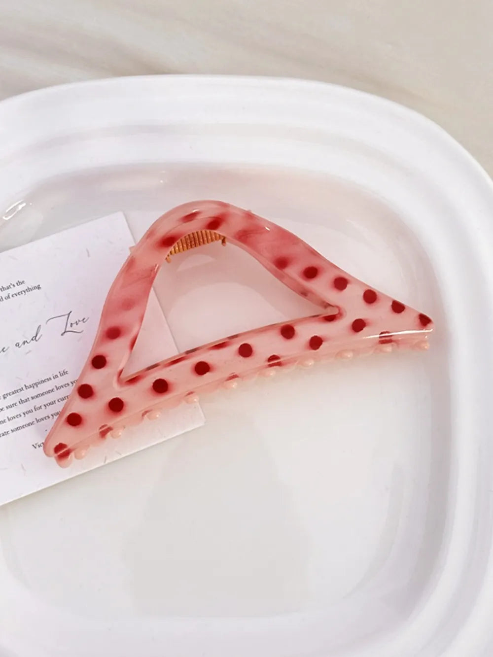 PC Polka Dot Hair Claw Clip - Lilixa.store