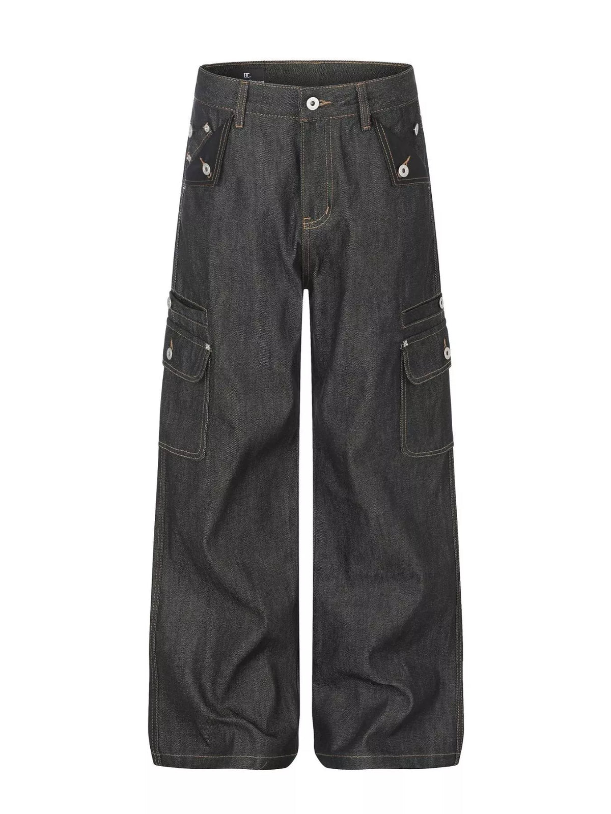 Men's High-Waisted Wide-Leg Jeans - Lilixa.store