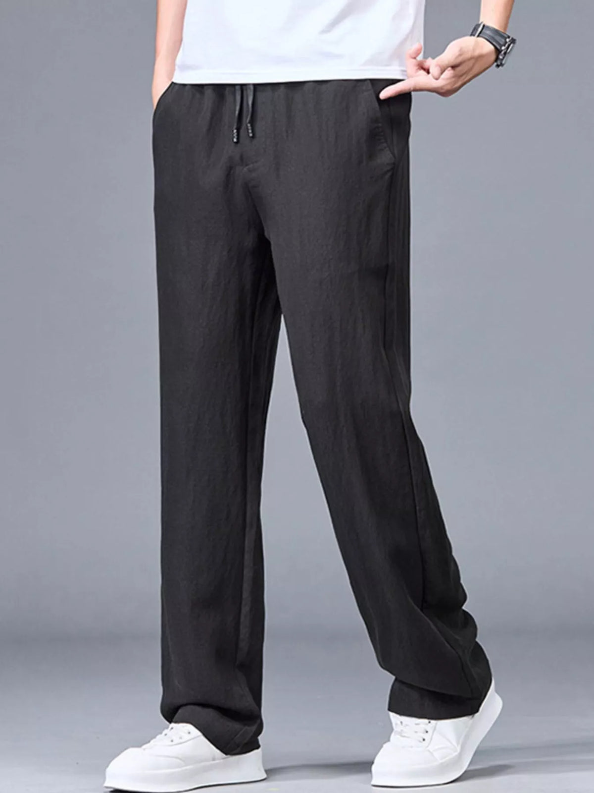 Men's Plus Size Lightweight Casual Pants, view 3