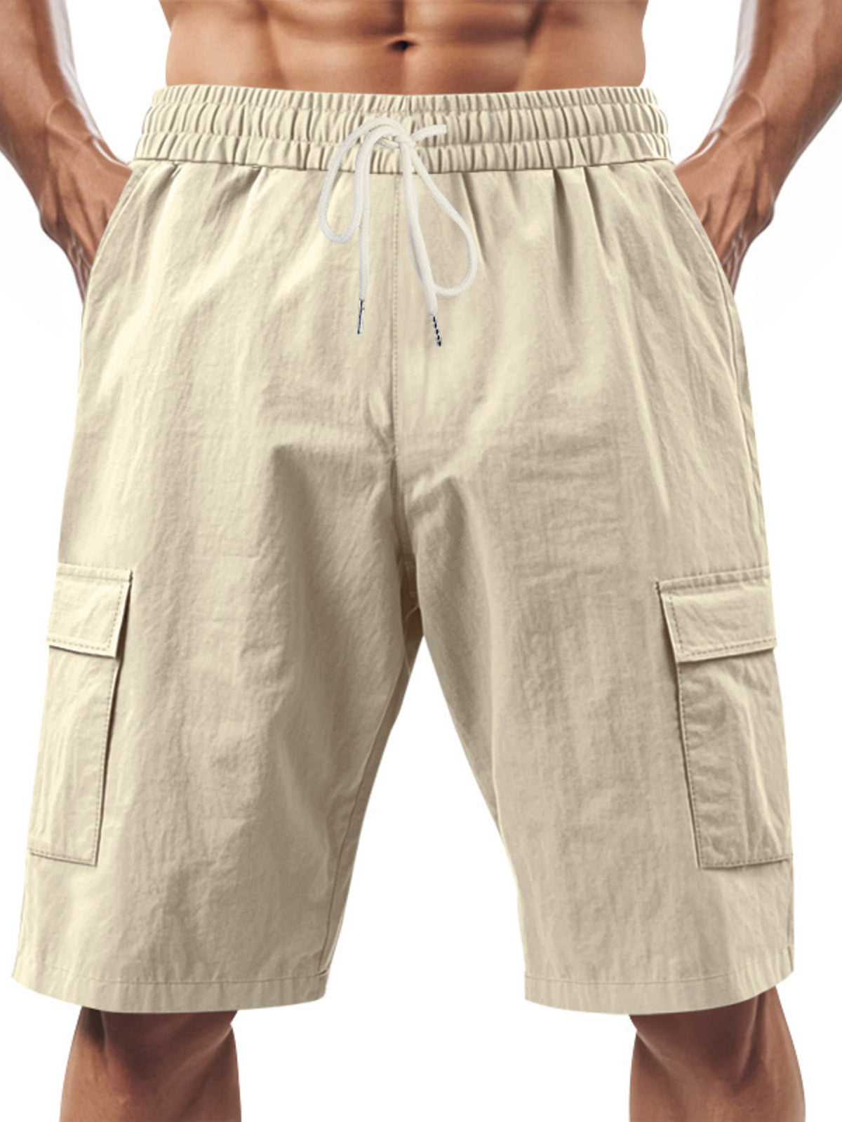 Men's Full Size Casual Lightweight Cargo Shorts Plus Size, view 2